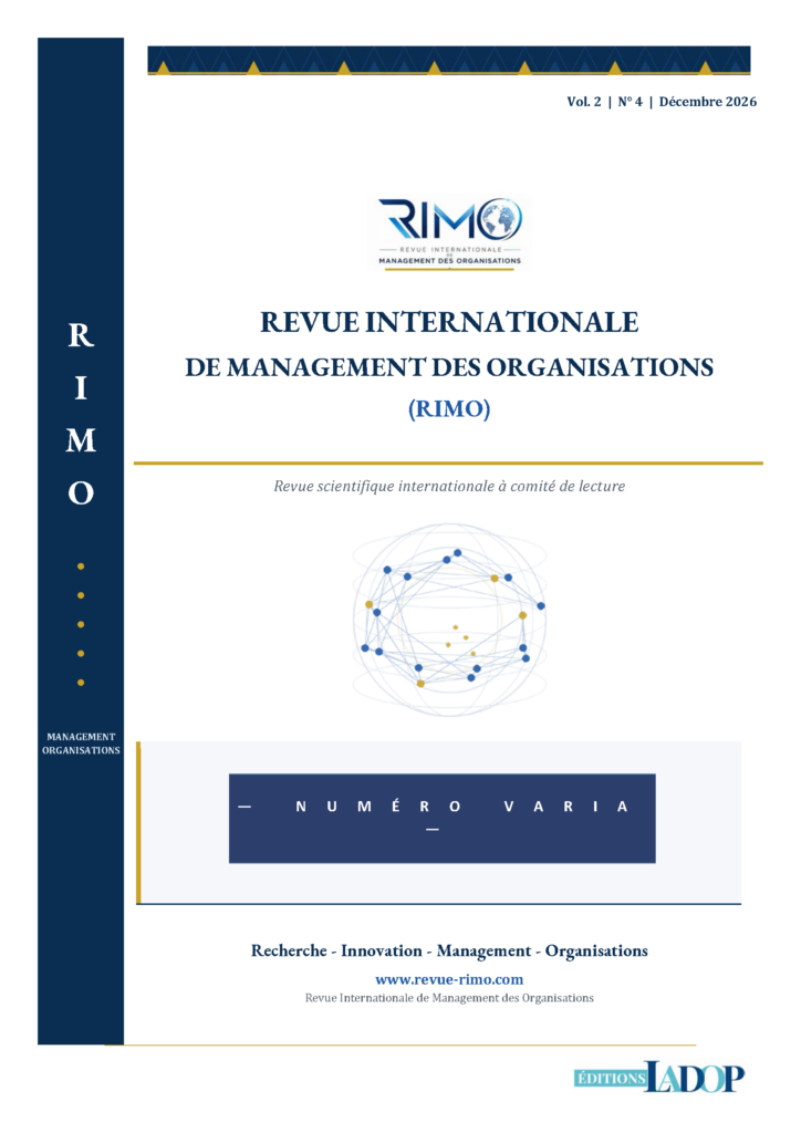Couverture — Vol. 2, N° 4 (2026) (numéro en cours de préparation)
